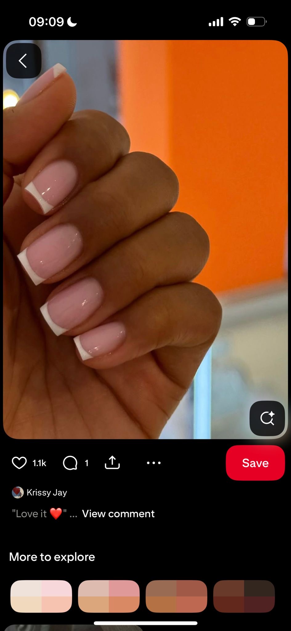 Nude Pink Minimalist Short